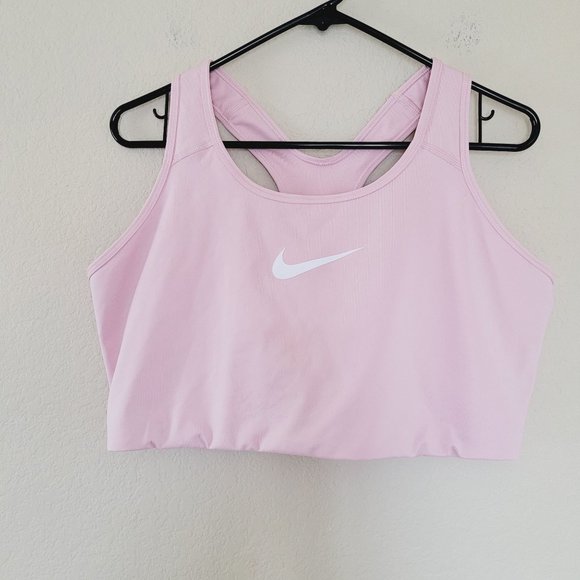 Nike Other - Nike Womens Plus Size Racerback Pink Sports Bra Size 3x Lightly Lined